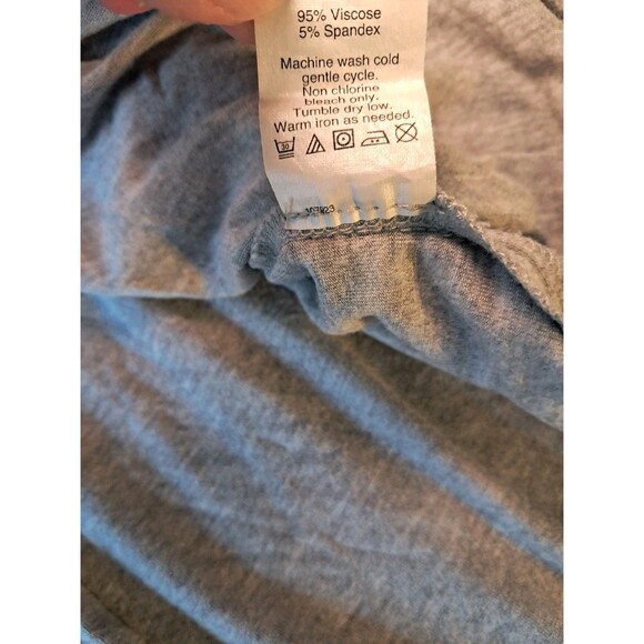 J.Crew Size XS Gray Heather Sleeveless Maxi Tank Dress Racerback Side Slits - Picture 11 of 11